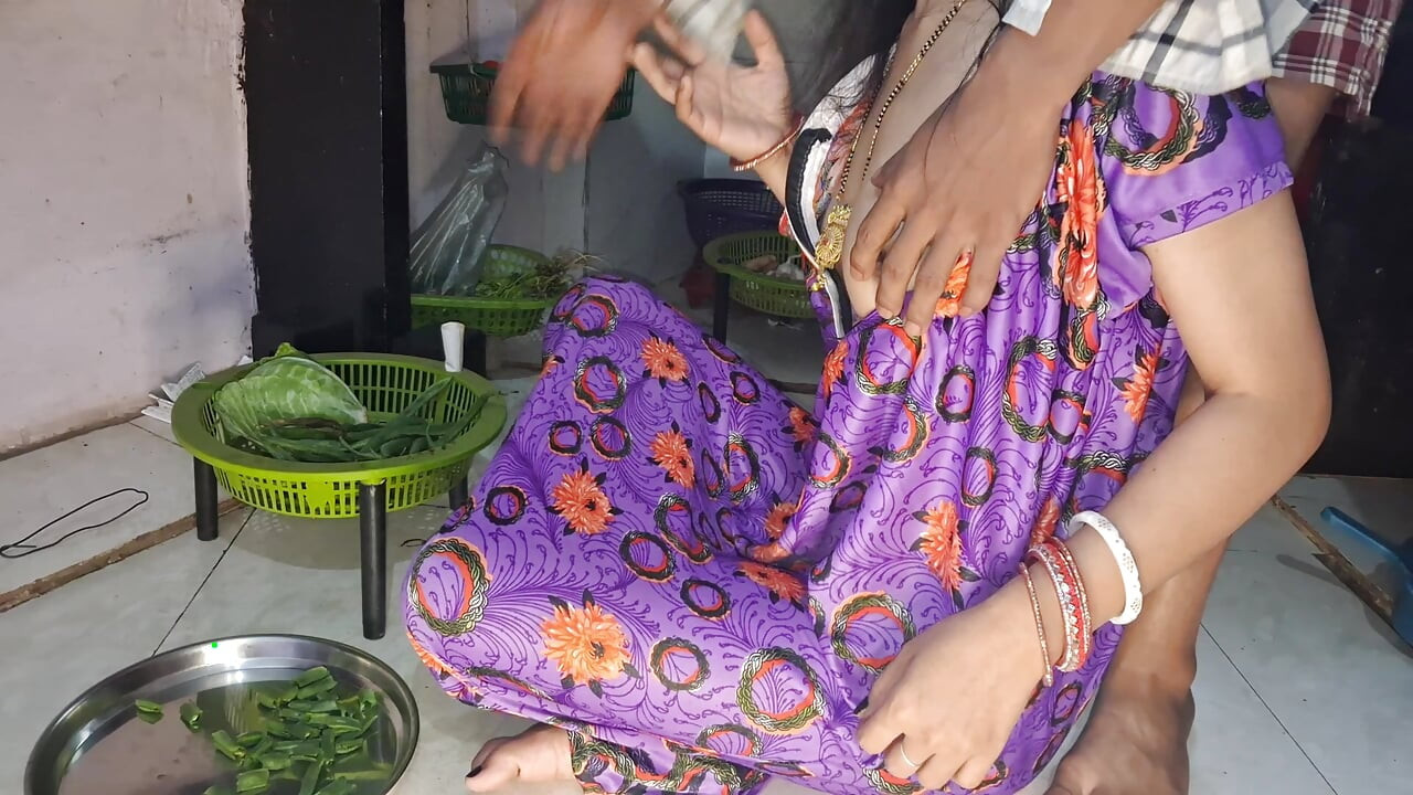 Bhabhi and Devar sex in Kitchen housewife bhabhi