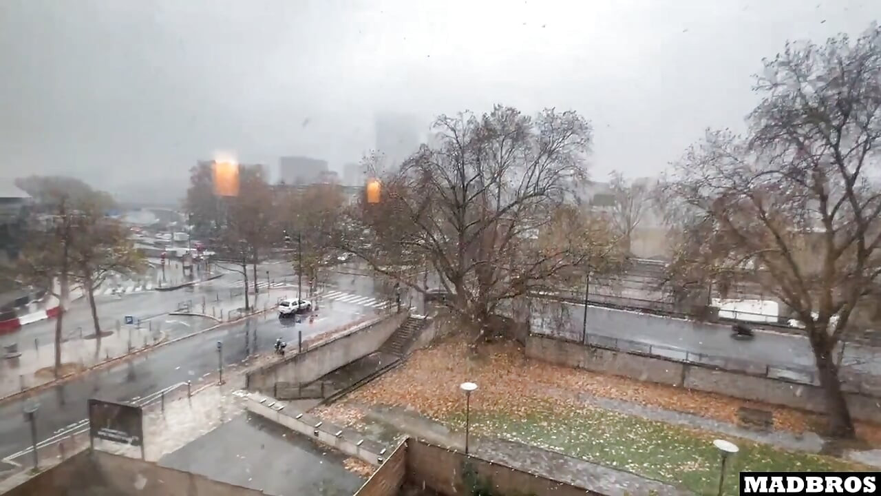A Beautiful French Girl Gets Fucked In The Snow In Paris !!!