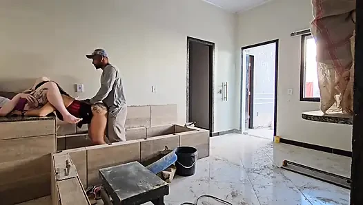 Bauarbeiter Ich War Sehr Erfreut, Als Ich Besuch Von Meinen Chefs Auf Der Baustelle Erhielt