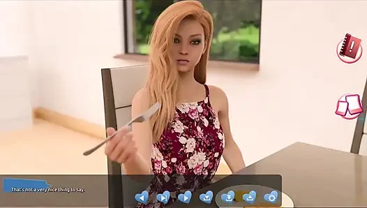 Membantu cewek-cewek seksi #5 - Johannes memperbaiki atap dan mengambil puncaknya di Naomi hile dia melepas pakaian.