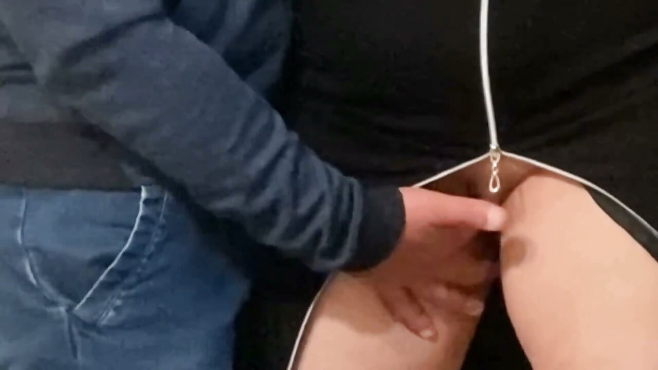 Stranger Caught and Fingered My Juicy Pussy
