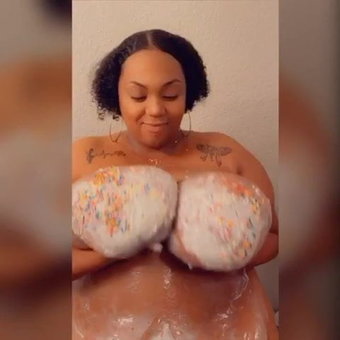 Redbone with Monster Tits