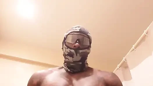 BBC Worship Hallelujah Johnson ( the Marine ) Tall Dark Chocolate Muscles Tattoos Hairy BBC Hallelujah Johnson Masturbating Solo