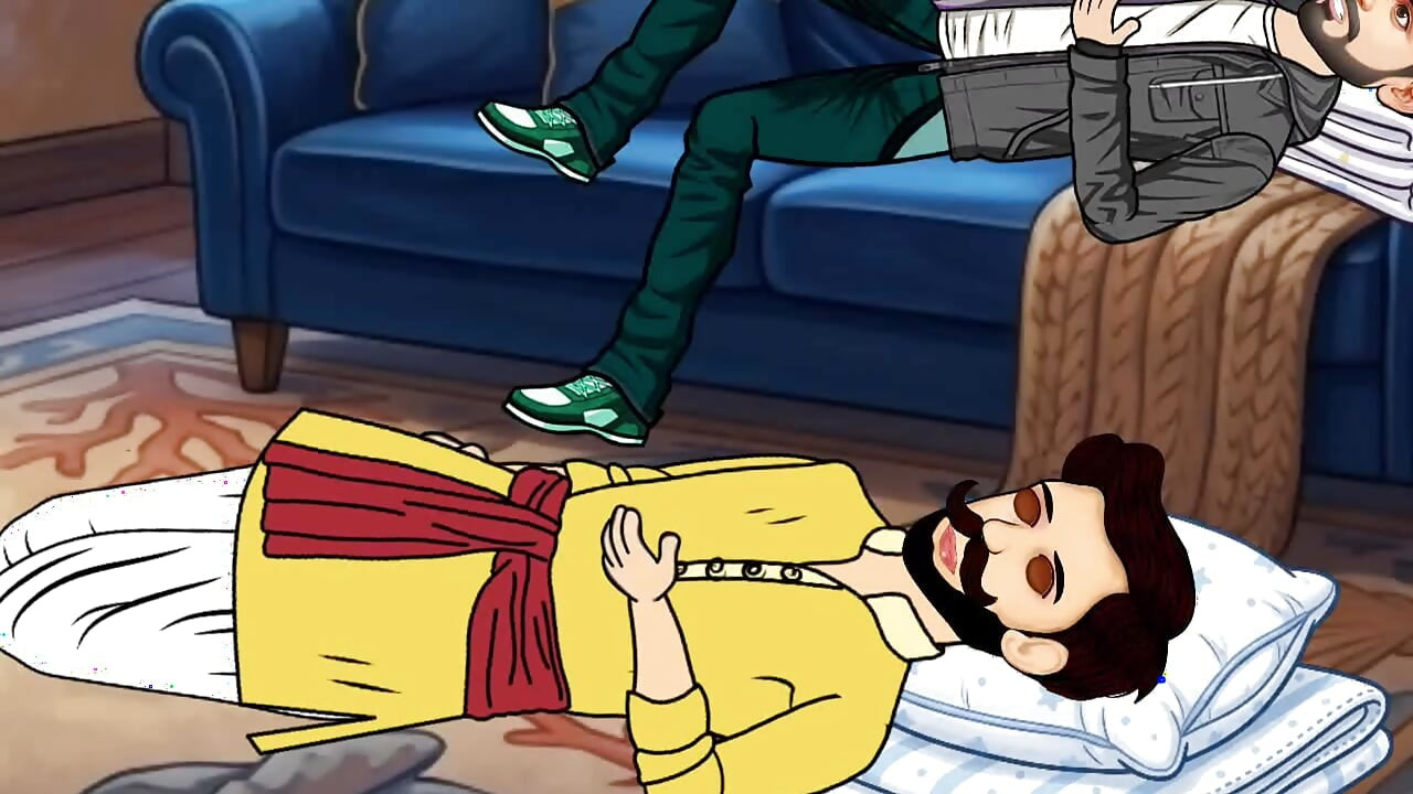 The story of Rupa Bhabhi and Gopal's bedroom sex story. Hindi Cartoon Story