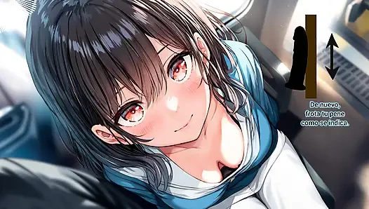 İspanyol hentai 31 talimatı - yaramaz japon trende sana mastürbasyon yapıyor.