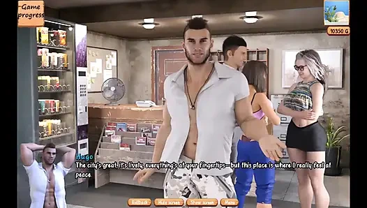 The Motel Gameplay (ntr Route) heiße ehefrau fantasiert über das ficken eines hengstes