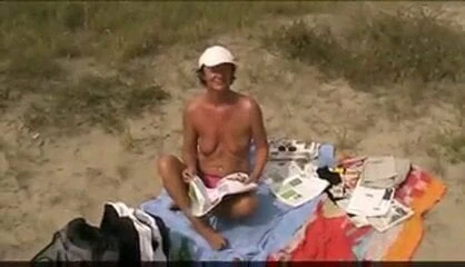 wife at the beach 1