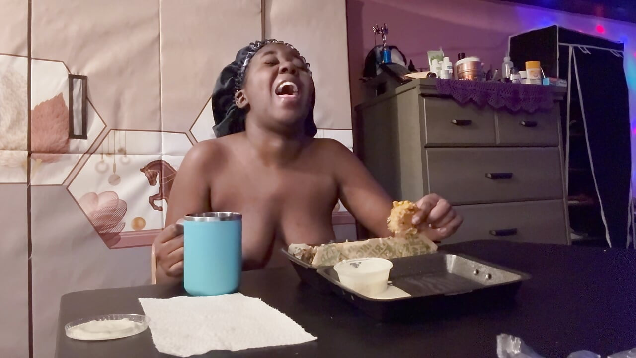 Eating Wingstop Mukbang