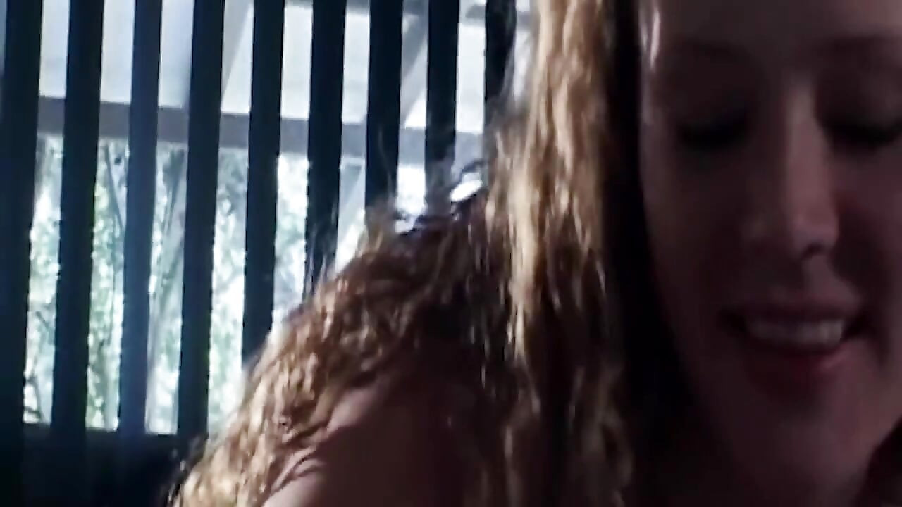 Mature Redhead MILF Takes Two Throbbing Cocks Hard