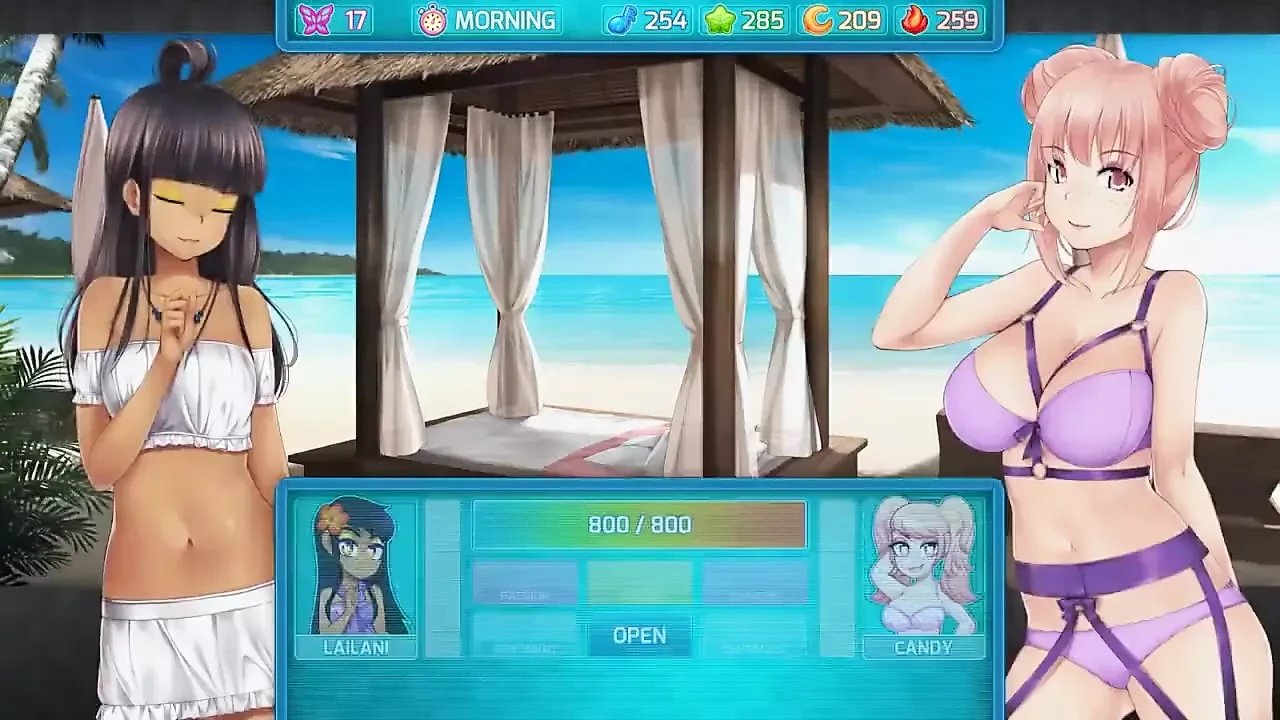 Huniepop 2 - kencan ganda - bagian 13 cewek sange dengan lingerie seksi oleh loveskysan