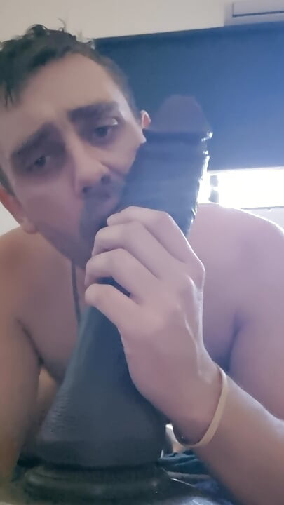Bbc dildo suck and dirty talk