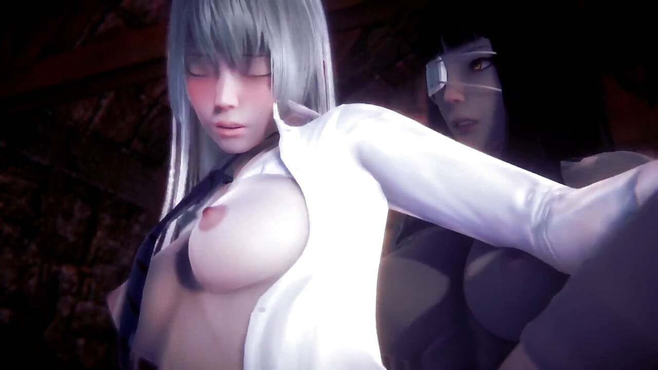 Futa Sofia Valmet follando de pie Koko Hekmatyar - parodia de Jormung y Hentai