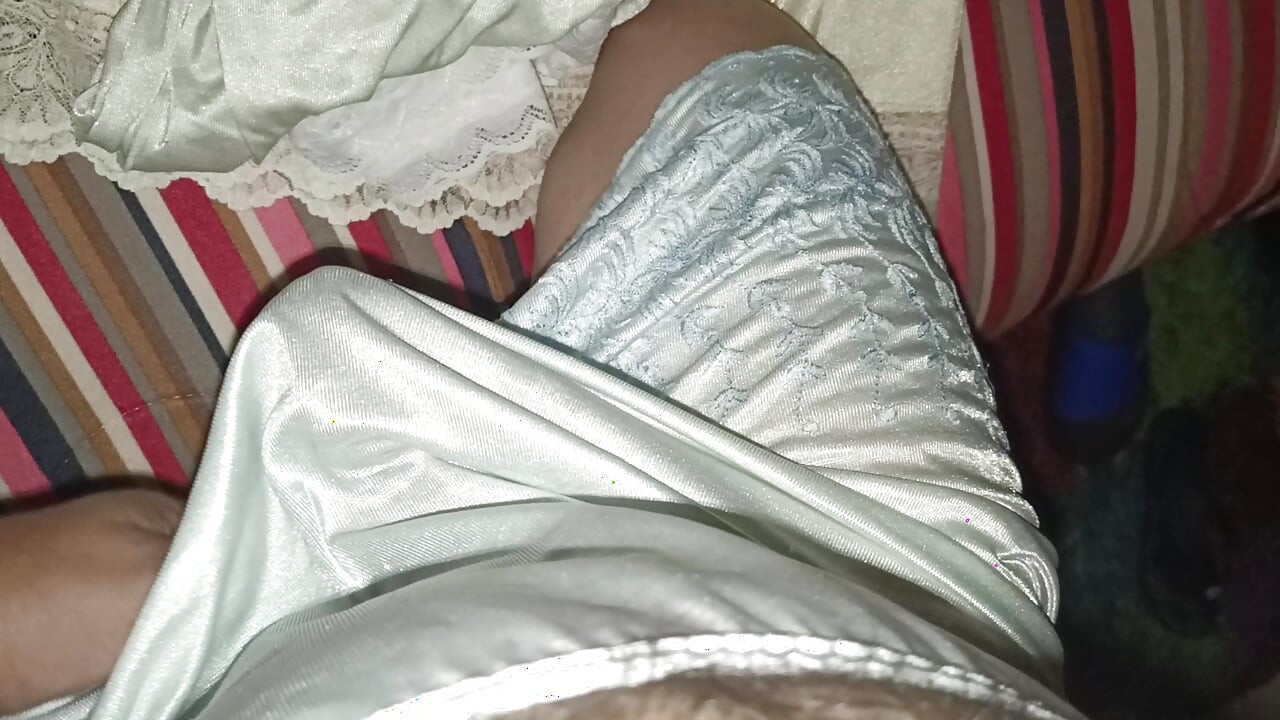 Enjoying my mother-in-law's petticoats