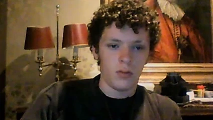 Curly Hair with nice dick