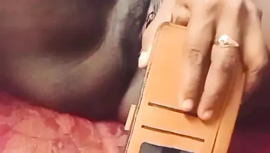 Desi Tamil MILF Renu’s Big Black Ass, Boobs & Fingering Pussy Teased o...