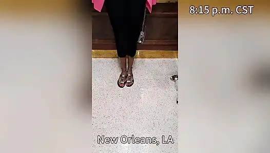 Nola Car Session with Que's Hood Creole Soles Nude Toes Dry Footjob