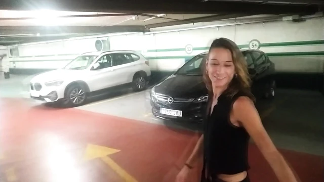Sneaking into a parking to have sex