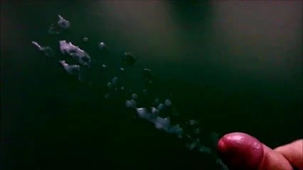 (Slow motion) Cumshot on the table