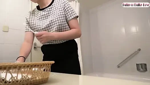 Dance-trained Body Meets a Suggestive Massage, Playful Relief Turning Heads