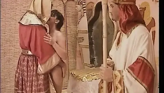 Double penetrated with pharaoh