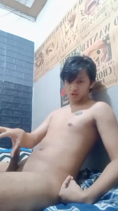 Iconic moment from "Asia Teen Boy Cums In His Brothers Sleeping Room"