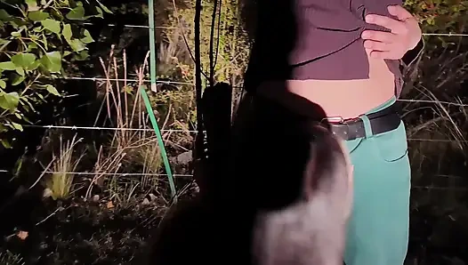 Güzel eşim Tinder'da yabancıyla uğraşıyor - Dogging -