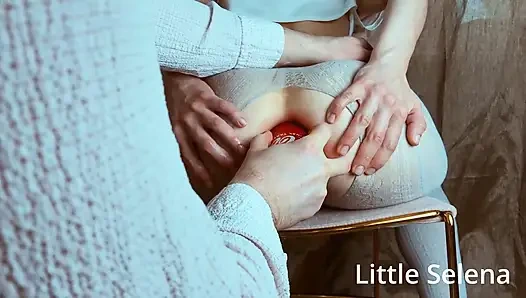 sert anal yumruk sokma ve soda ile sarkma