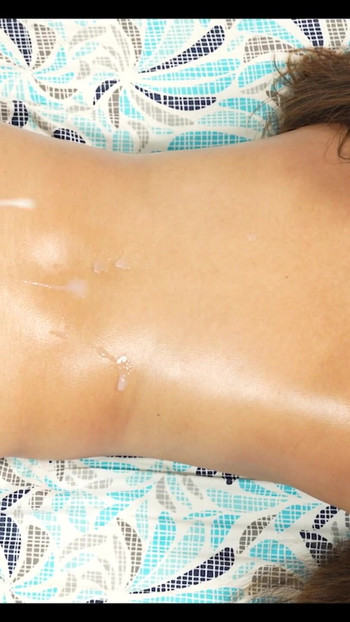 Spectacular moment from "I used my own cream (CUM) to massage my STEP-SISTER..."