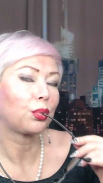 Cum eating instruction: open your mouth & swallow your cum! | Clip 2