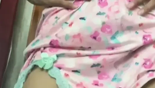 TEEN 18 IN PAJAMAS. Masturbation