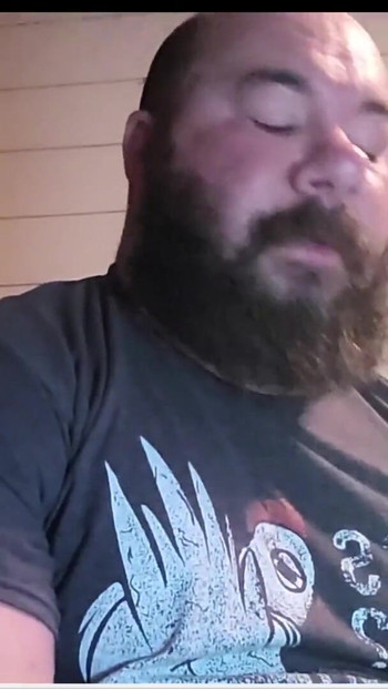 Stunning moment from "CIgar Bear Smokin and Strokin"