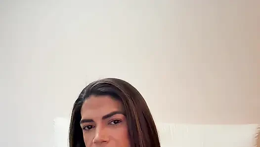 Senin için özel duyusal bir solo oldu, Daniela Santos senin için çok boşaldı.