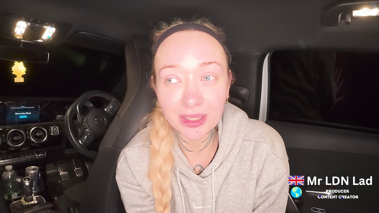 Dirty British Slut Sophia May Loves Mr LDN Lads CHAV 9inch Cock in Car POV