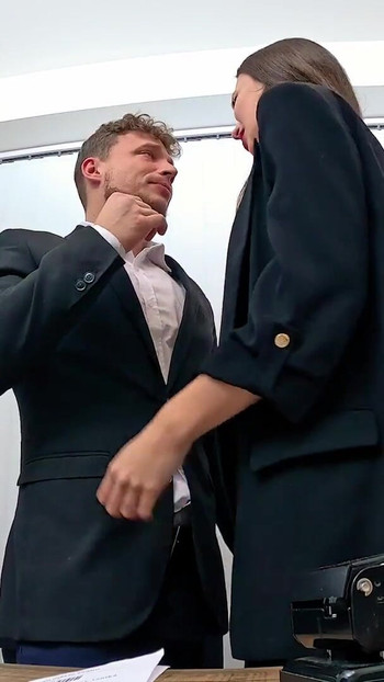 Captivating moment from "LOAN4K. Wow, this office really makes every pussy wet!"