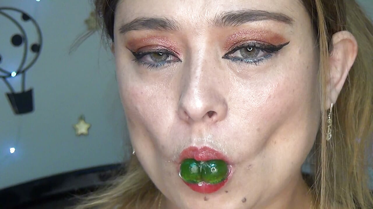 Swallowing Jelly in the Shape of Penises