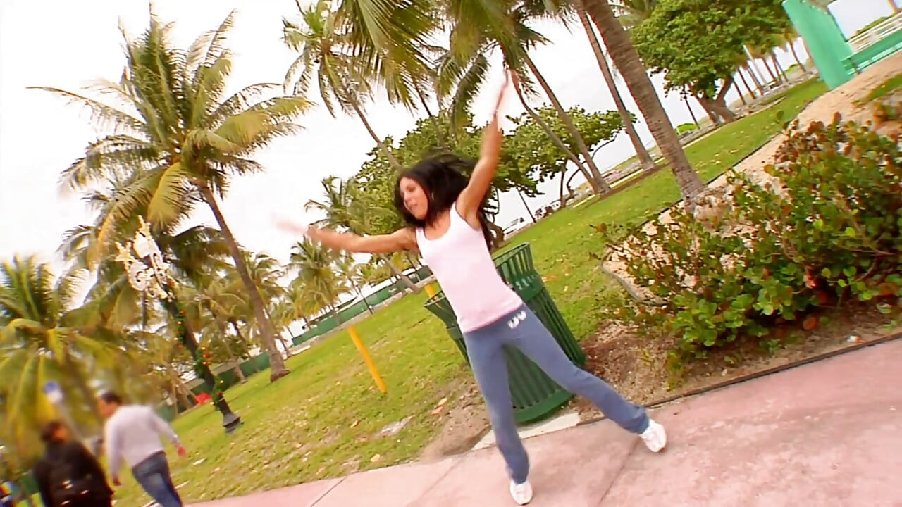 Cute teen gets picked up and fucked hard