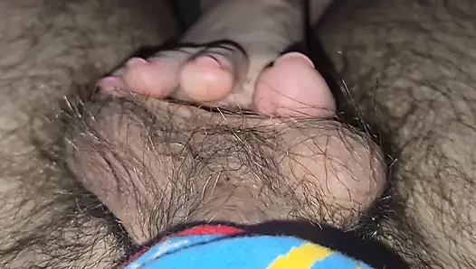 Footjob-spaß
