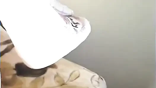 Playing with My Legcasted Foot and Nylon Socks