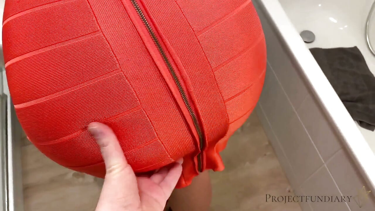 Stepbro fucks me in my sexy bodycondress