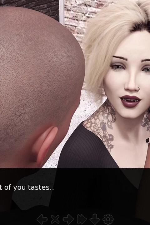 Adored by the Devil 11 - Charlie Fucks Vampire Viviane From Behind on the Balcony