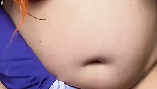 Masturbating