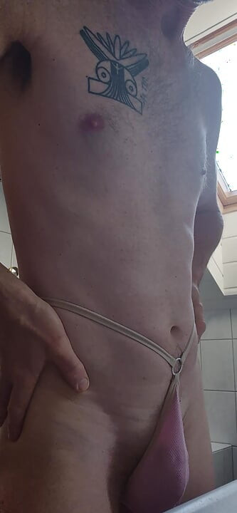 Barely covering myself up!