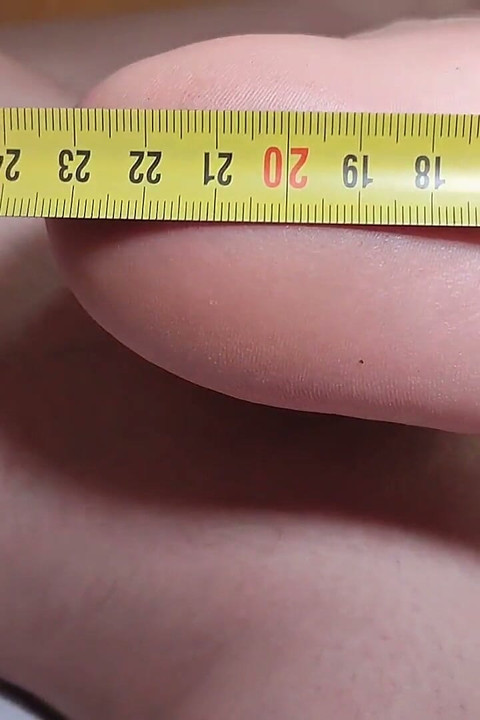 Foot Fetish Measuring My Dirty Feet