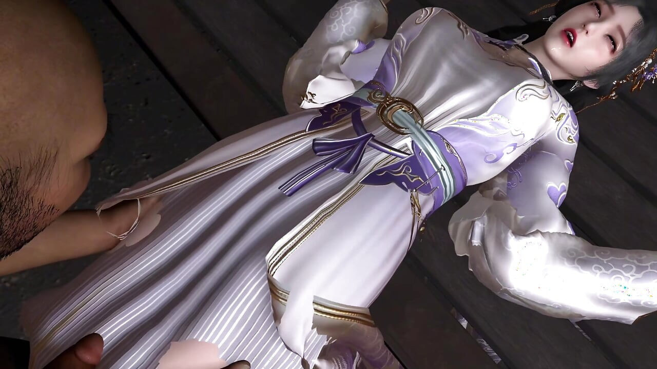 3D Cute Asian Cosplay Babe Got Fucked so Hard by Big Old Cock