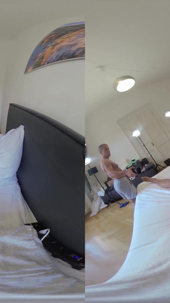 Epic moment from "Katarina Rina - Submissive College Sorority Girl First Threesome - Vr Part One Behind The Scenes"