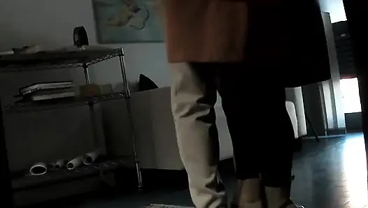 FUCKED IN THE OFFICE ON MY LOVESEAT WITH FAKE CLIENT