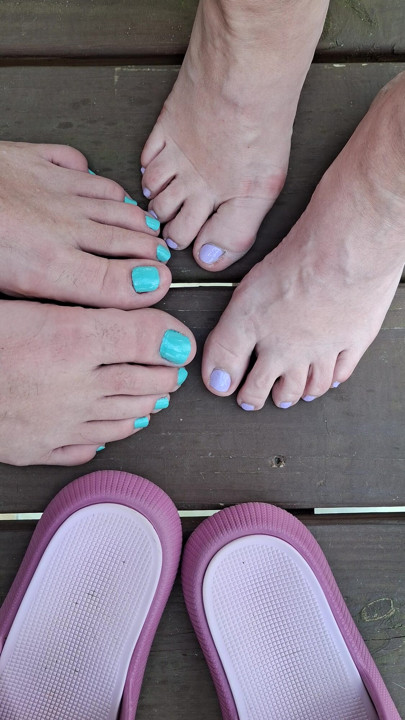 We need a big hot load for our feet and toes