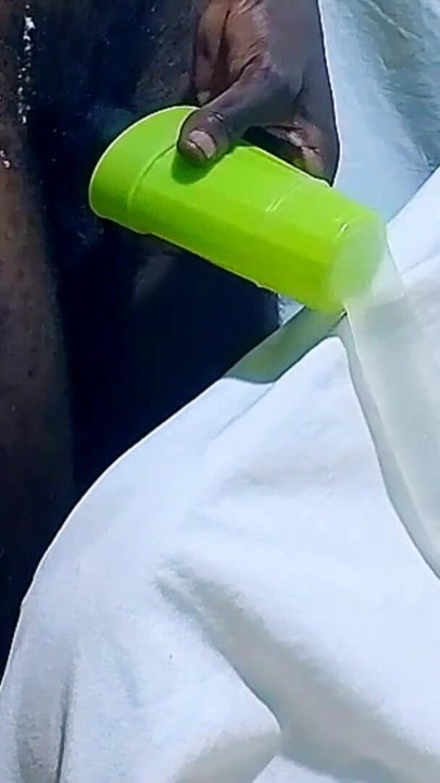 How I fucked and enjoyed sexual moment with a condom filled with water and orgasms while watching wet hot pussy masturbating! | Clip 1