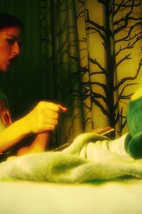Stepmom tucks in Tyler with a special hug & feeds him his own sleepy seed