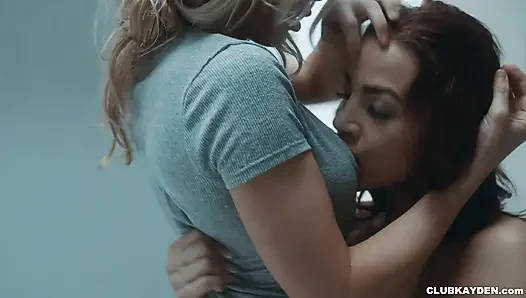 Kayden Kross eats out Evelin Stone in hot lesbian video